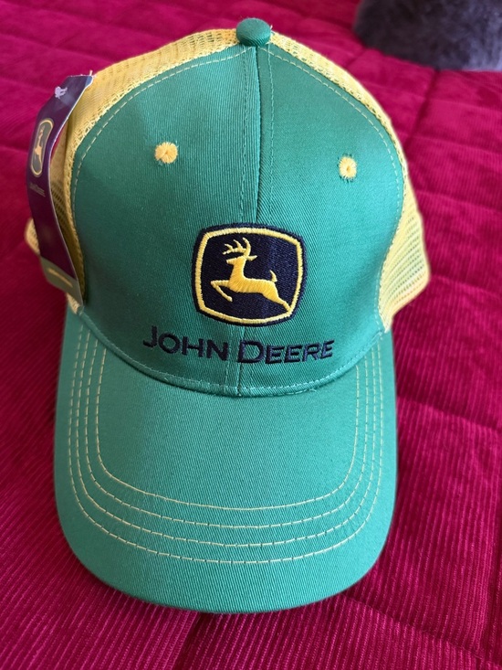 John Deere Other - John Deere Green and Yellow Mesh Logo Cap